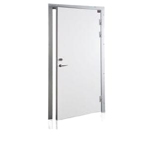 Puerta Plomada 0.8m con marco y herrajes